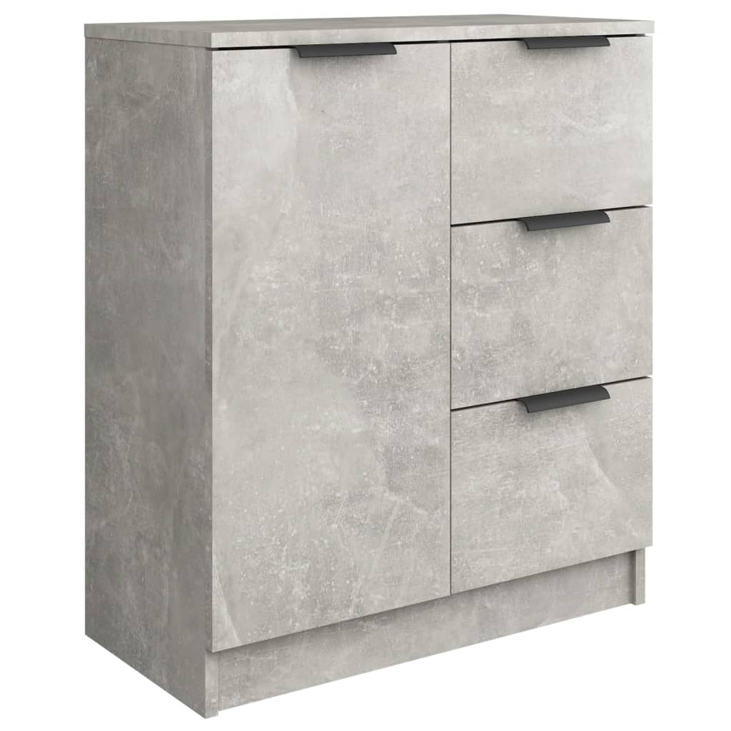 Sideboards 2 Stk. Betongrau 60x30x70 cm Holzwerkstoff - Pazzar.ch