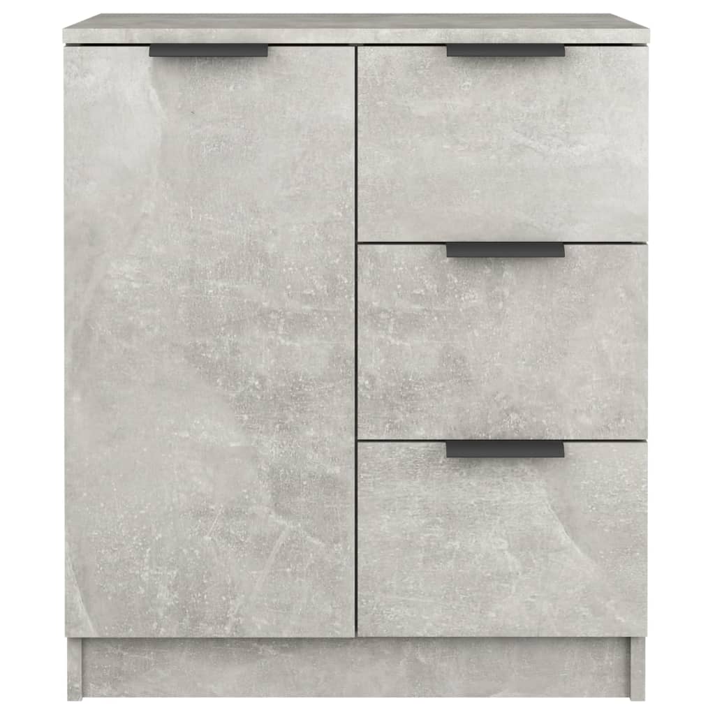 Sideboards 2 Stk. Betongrau 60x30x70 cm Holzwerkstoff - Pazzar.ch