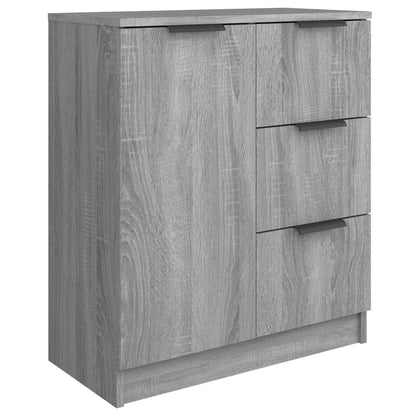 Sideboards 2 Stk. Grau Sonoma 60x30x70 cm Holzwerkstoff - Pazzar.ch
