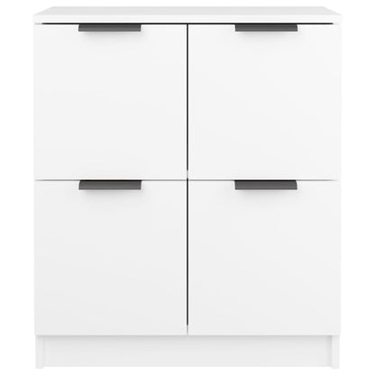 Sideboards 2 Stk. Weiß 60x30x70 cm Holzwerkstoff - Pazzar.ch