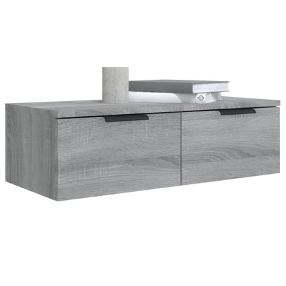Wandschränke 2 Stk. Grau Sonoma 68x30x20 cm Holzwerkstoff - Pazzar.ch