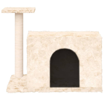 Kratzbaum mit Sisal-Kratzsäule Creme 51 cm - Pazzar.ch