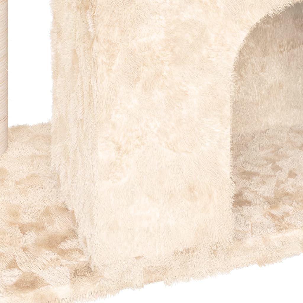 Kratzbaum mit Sisal-Kratzsäule Creme 51 cm - Pazzar.ch