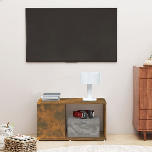 TV-Schrank Räuchereiche 60x24x32 cm Holzwerkstoff - Pazzar.ch