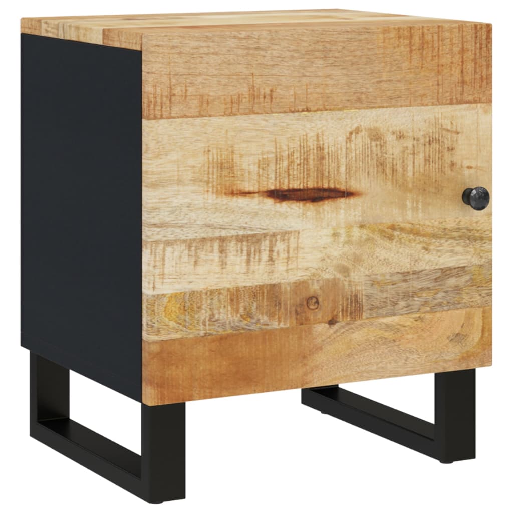 Nachttische 2 Stk. 40x33x46 cm Massivholz Mango - Pazzar.ch