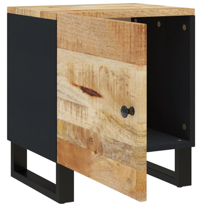 Nachttische 2 Stk. 40x33x46 cm Massivholz Mango - Pazzar.ch