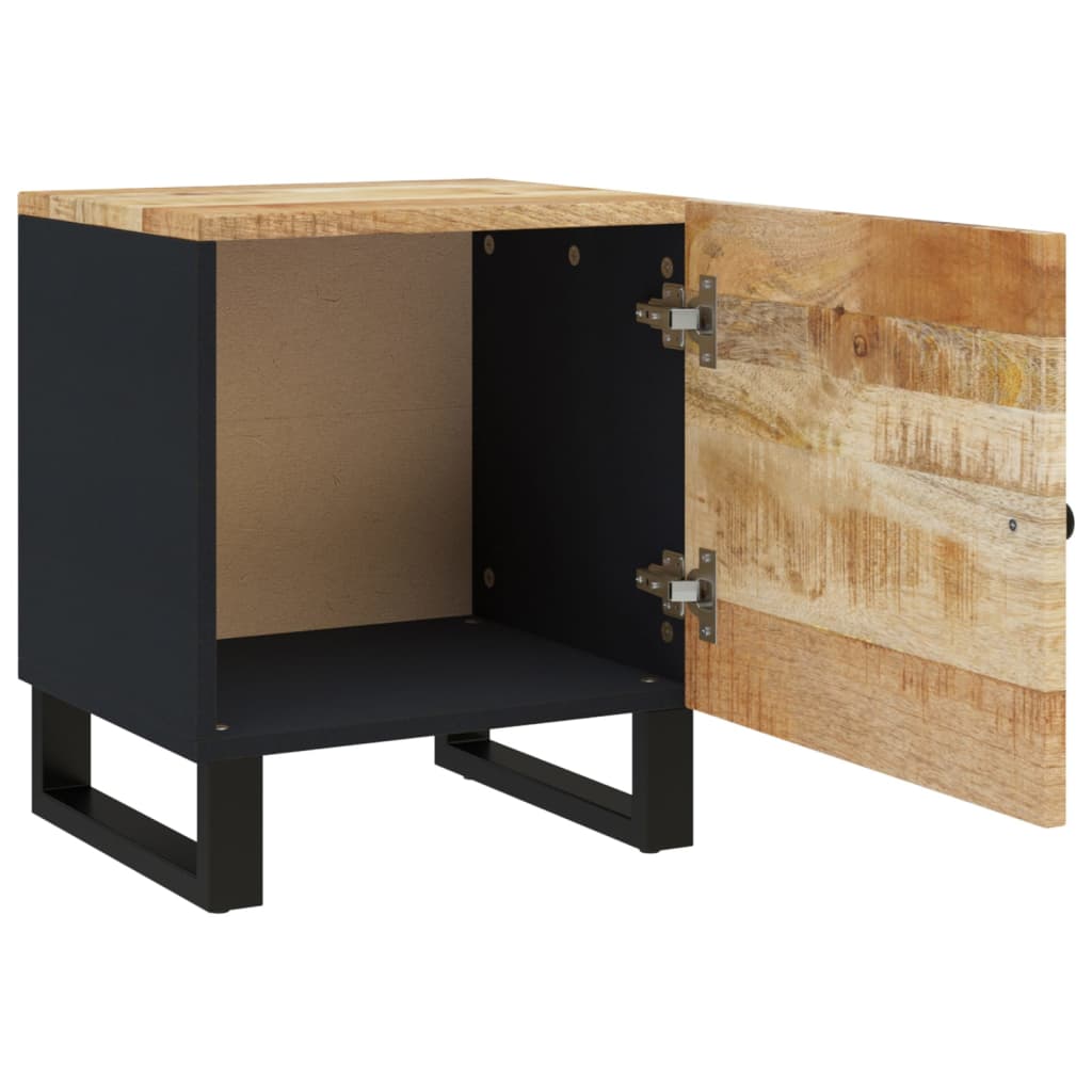 Nachttische 2 Stk. 40x33x46 cm Massivholz Mango - Pazzar.ch