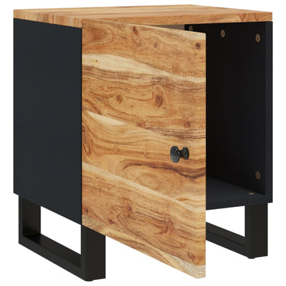 Nachttisch 40x33x46 cm Massivholz Akazie - Pazzar.ch