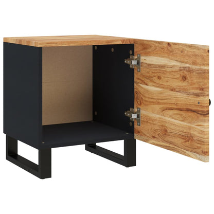 Nachttisch 40x33x46 cm Massivholz Akazie - Pazzar.ch