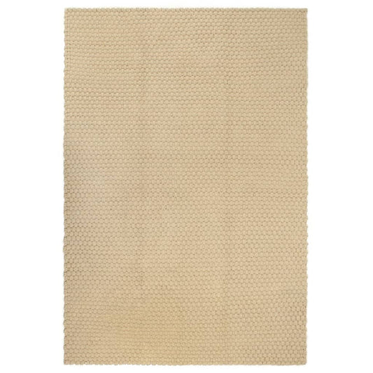 Teppich Rechteckig Natur 160x230 cm Baumwolle - Pazzar.ch