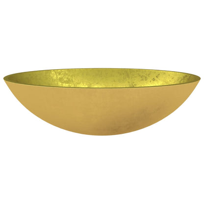 Waschbecken Glas 50x37x14 cm Gold - Pazzar.ch