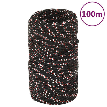 Bootsseil Schwarz 2 mm 100 m Polypropylen - Pazzar.ch
