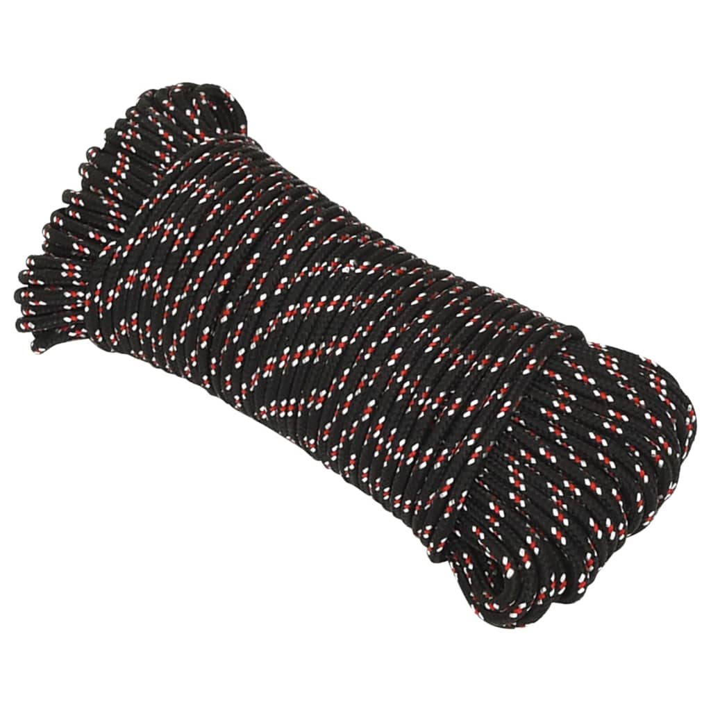 Bootsseil Schwarz 3 mm 50 m Polypropylen - Pazzar.ch