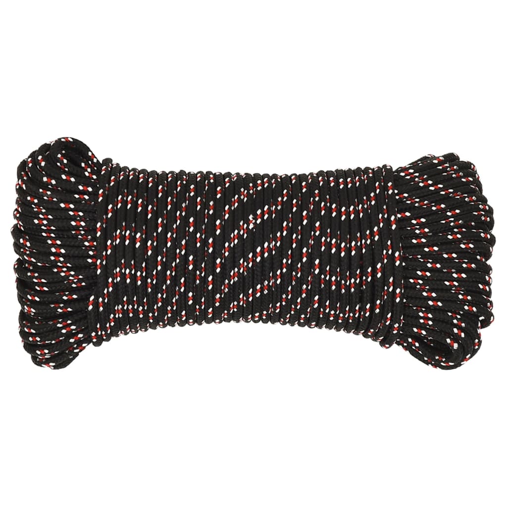 Bootsseil Schwarz 3 mm 50 m Polypropylen - Pazzar.ch