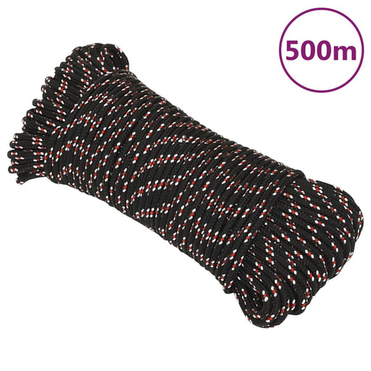 Bootsseil Schwarz 5 mm 500 m Polypropylen - Pazzar.ch