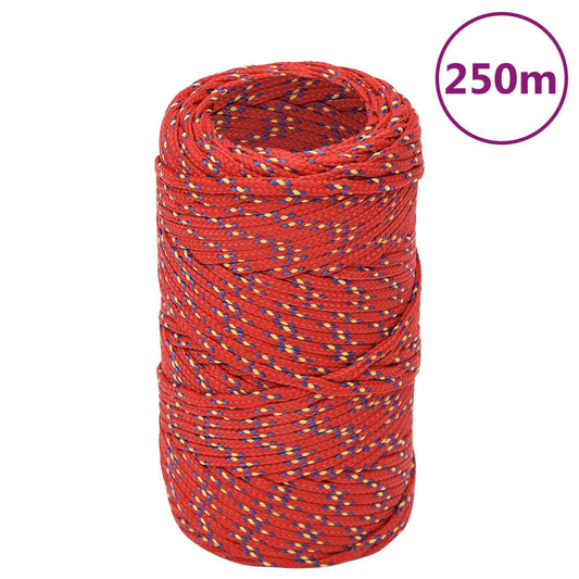 Bootsseil Rot 2 mm 250 m Polypropylen - Pazzar.ch