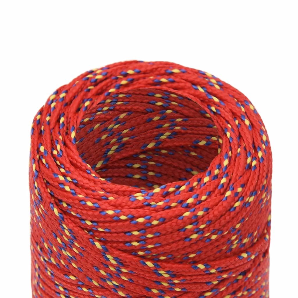 Bootsseil Rot 2 mm 250 m Polypropylen - Pazzar.ch