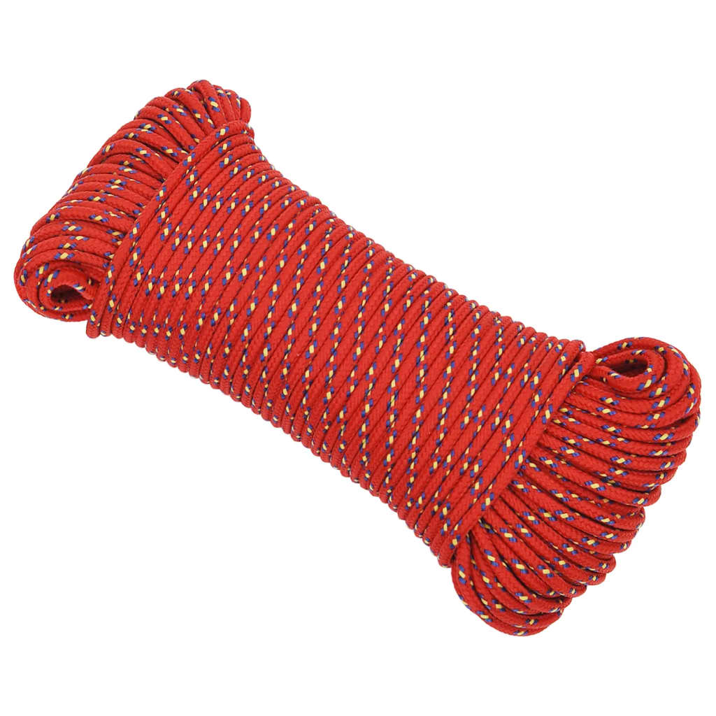 Bootsseil Rot 4 mm 250 m Polypropylen - Pazzar.ch