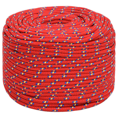 Bootsseil Rot 6 mm 25 m Polypropylen - Pazzar.ch