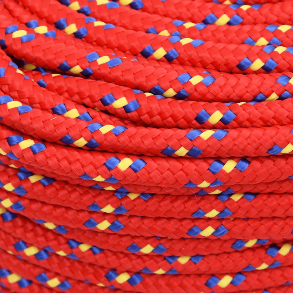 Bootsseil Rot 6 mm 25 m Polypropylen - Pazzar.ch
