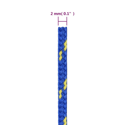 Bootsseil Blau 2 mm 100 m Polypropylen - Pazzar.ch