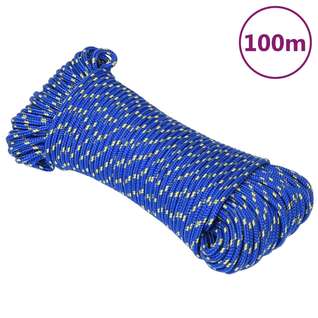 Bootsseil Blau 3 mm 100 m Polypropylen - Pazzar.ch