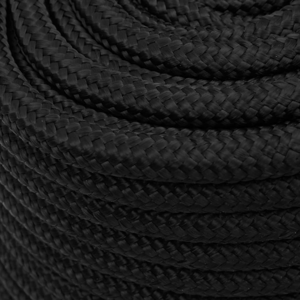 Bootsseil Schwarz 16 mm 250 m Polypropylen - Pazzar.ch