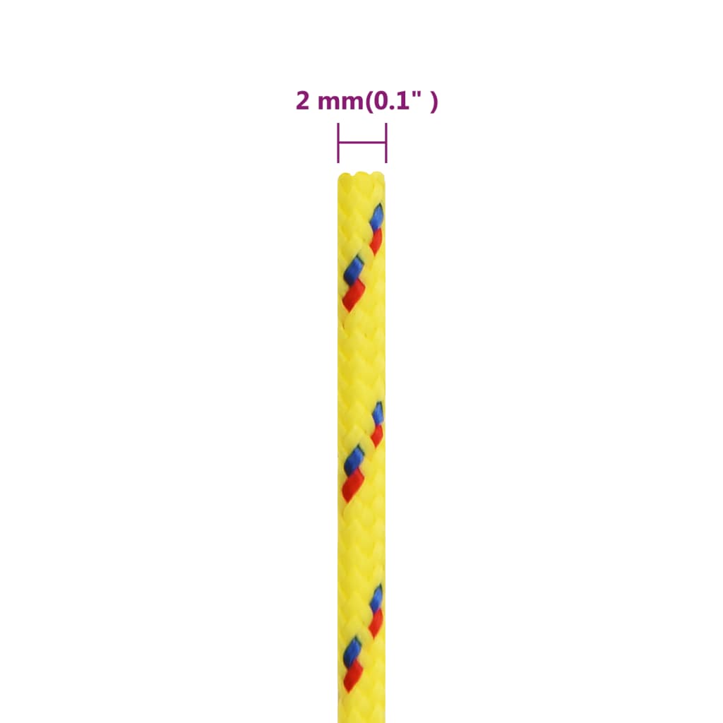 Bootsseil Gelb 2 mm 50 m Polypropylen - Pazzar.ch
