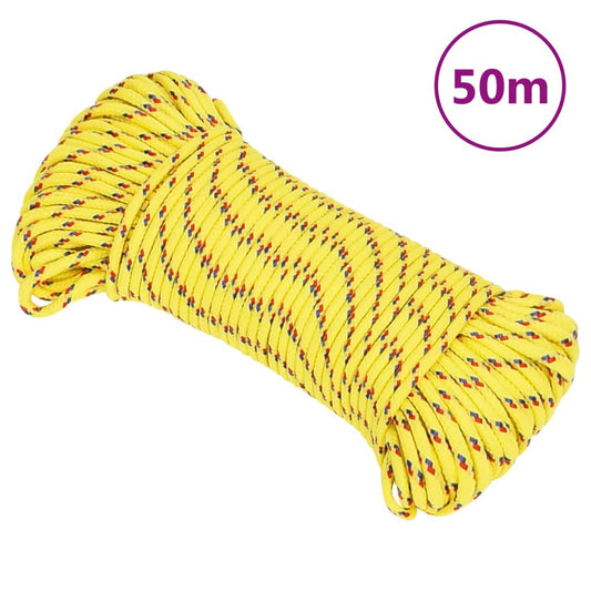 Bootsseil Gelb 3 mm 50 m Polypropylen - Pazzar.ch