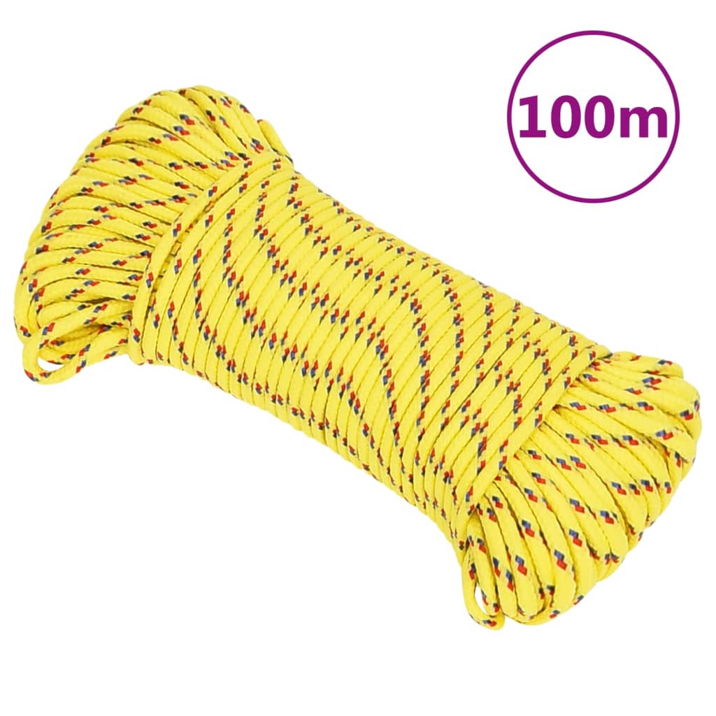 Bootsseil Gelb 3 mm 100 m Polypropylen - Pazzar.ch