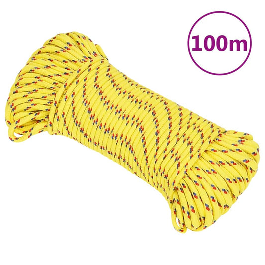 Bootsseil Gelb 3 mm 100 m Polypropylen - Pazzar.ch