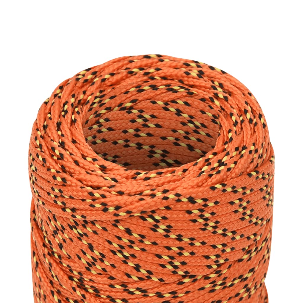 Bootsseil Orange 2 mm 100 m Polypropylen