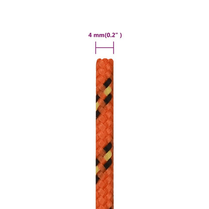 Bootsseil Orange 4 mm 25 m Polypropylen - Pazzar.ch