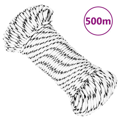 Bootsseil Geflochten Weiß 3 mmx500 m Polyester - Pazzar.ch