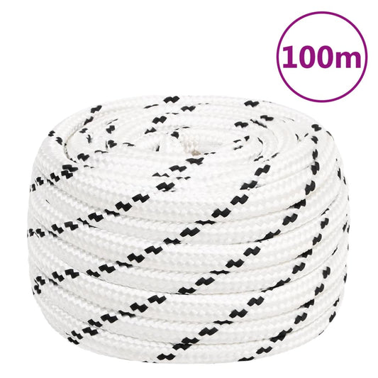 Arbeitsseil Weiß 18 mm 100 m Polyester - Pazzar.ch