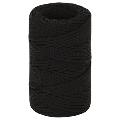 Arbeitsseil Schwarz 2 mm 25 m Polyester - Pazzar.ch