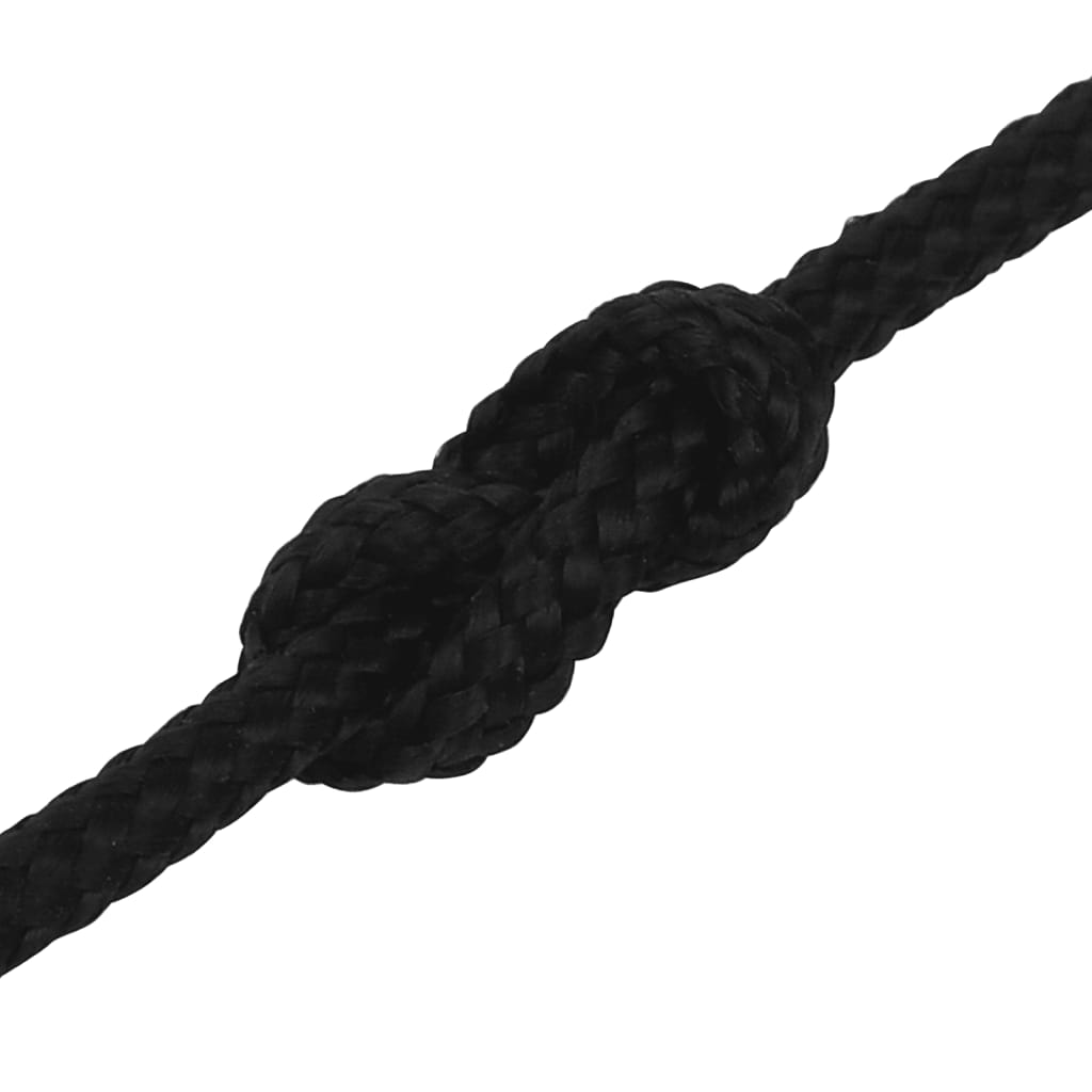 Arbeitsseil Schwarz 2 mm 25 m Polyester - Pazzar.ch