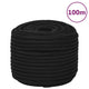 Arbeitsseil Schwarz 12 mm 100 m Polyester
