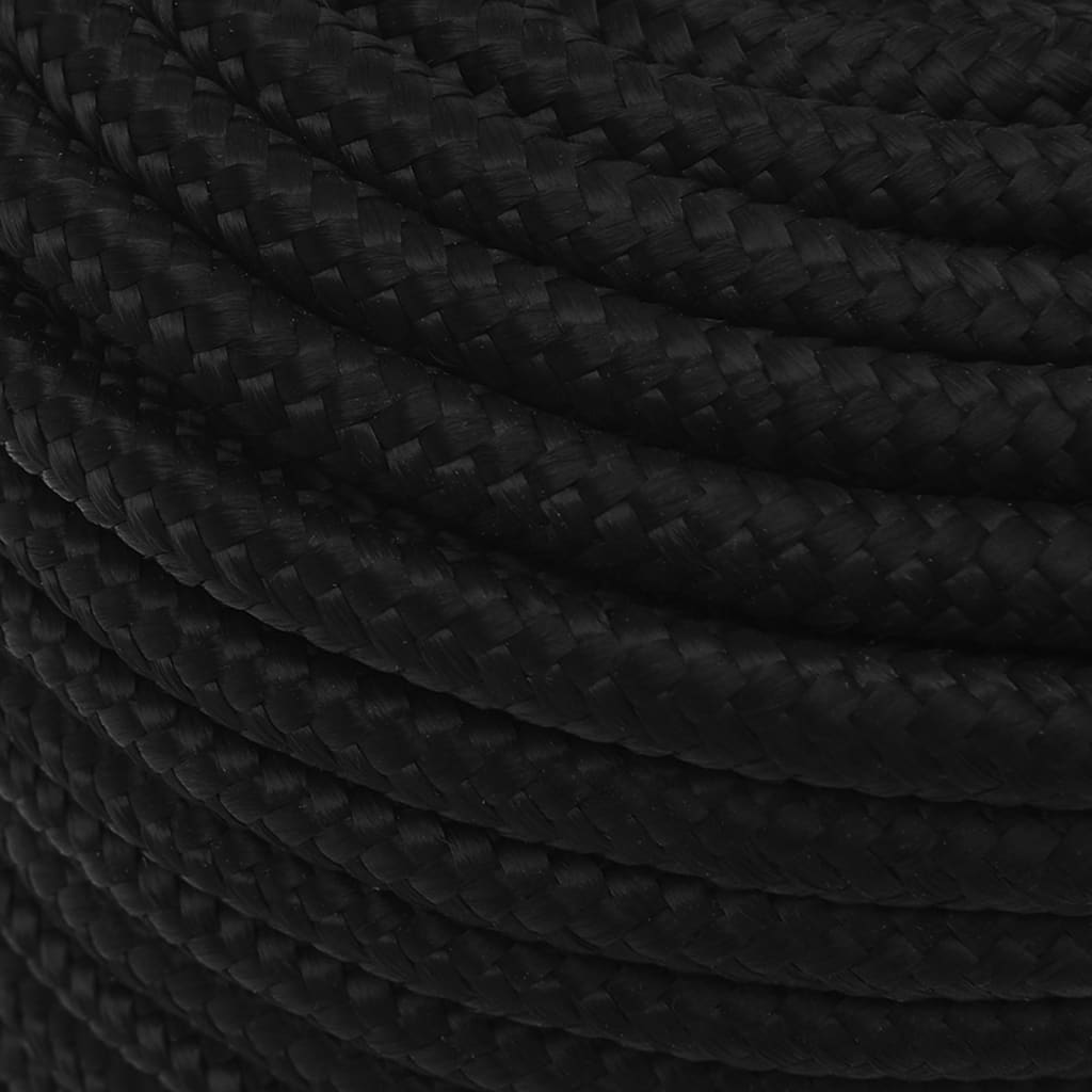 Arbeitsseil Schwarz 14 mm 250 m Polyester - Pazzar.ch