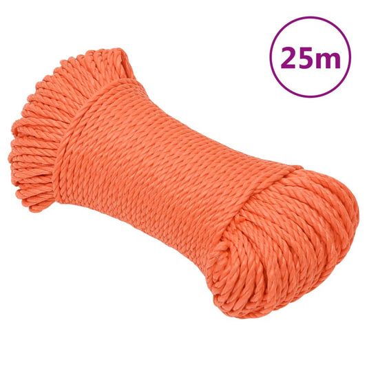 Arbeitsseil Orange 8 mm 25 m Polypropylen - Pazzar.ch