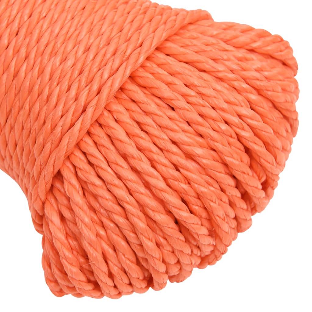 Arbeitsseil Orange 8 mm 50 m Polypropylen - Pazzar.ch