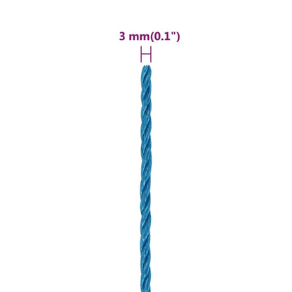 Arbeitsseil Blau 3 mm 25 m Polypropylen - Pazzar.ch