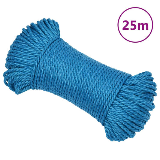 Arbeitsseil Blau 6 mm 25 m Polypropylen - Pazzar.ch