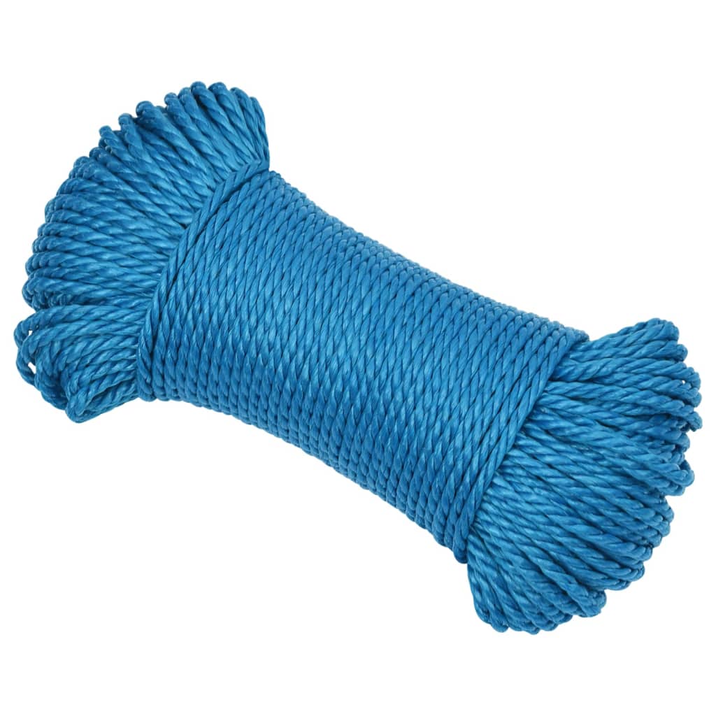Arbeitsseil Blau 8 mm 100 m Polypropylen - Pazzar.ch