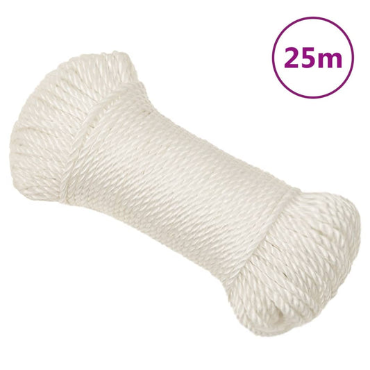 Arbeitsseil Weiß 8 mm 25 m Polypropylen - Pazzar.ch
