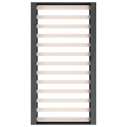 Massivholzbett Grau 75x190 cm - Pazzar.ch