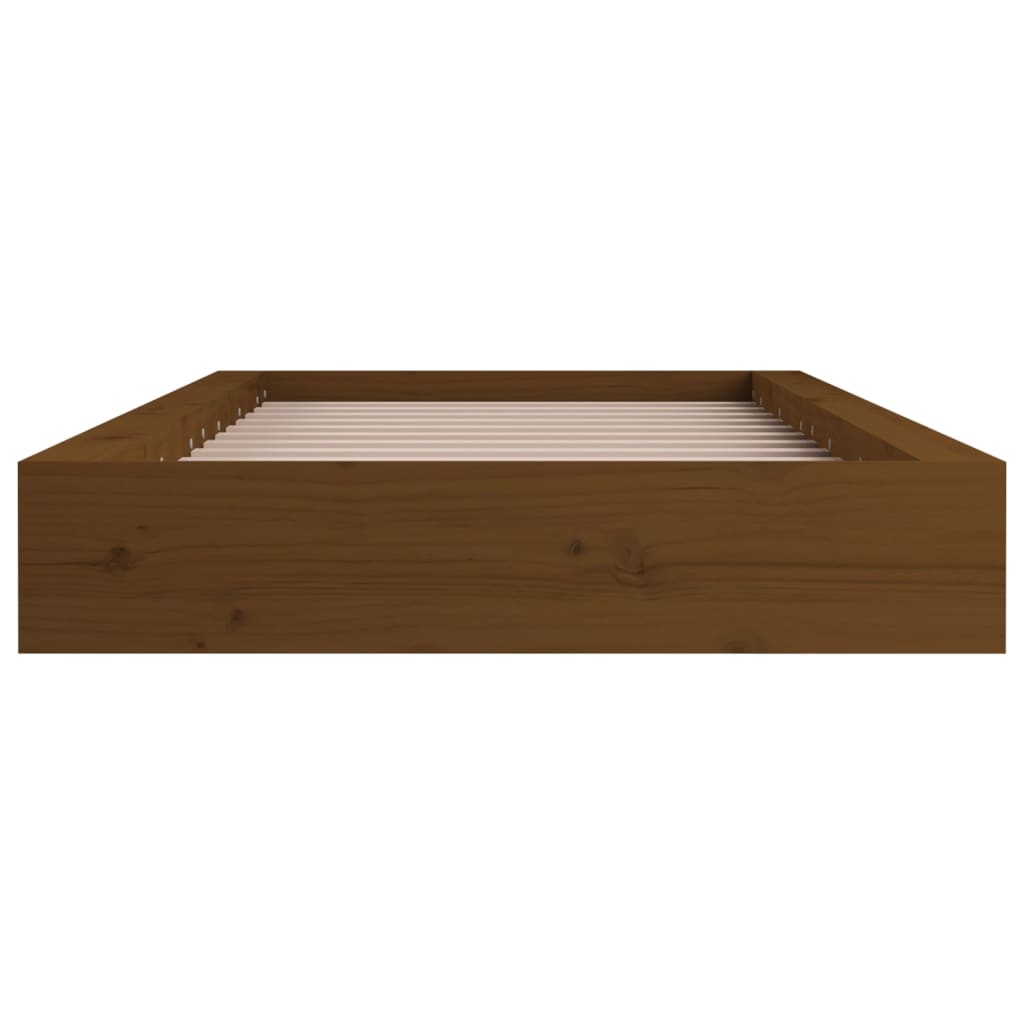 Massivholzbett Honigbraun 75x190 cm - Pazzar.ch