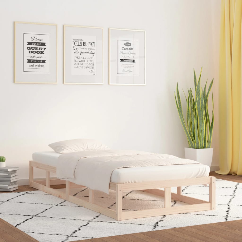 Massivholzbett 75x190 cm - Pazzar.ch