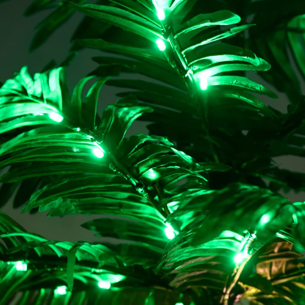 Künstliche Palme mit 136 LEDs Warmweiß 220 cm - Pazzar.ch