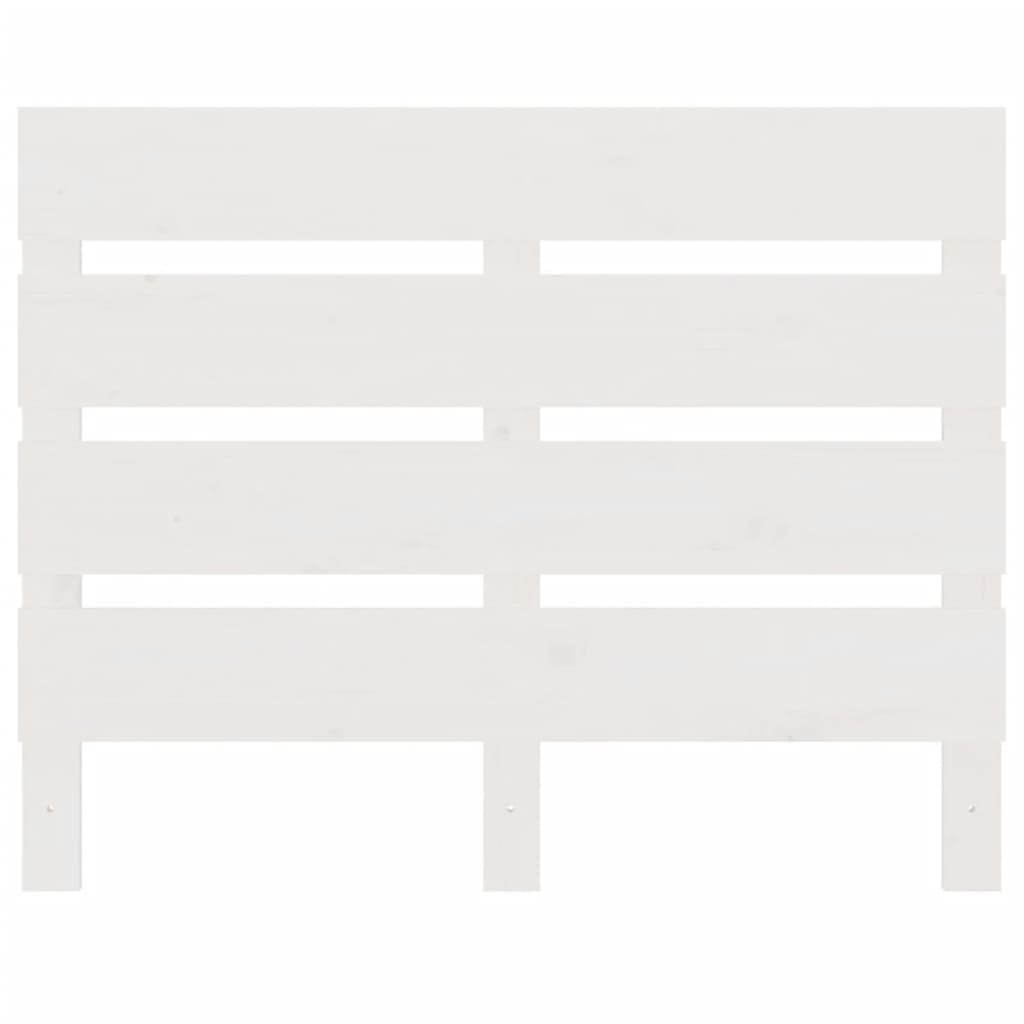 Kopfteil Weiß 75x3x80 cm Massivholz Kiefer - Pazzar.ch